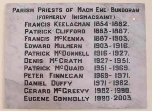 Parish Priests of Magh Ene